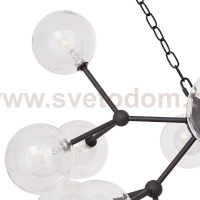 Подвесная люстра G61147/18BK WT+CL Gerhort