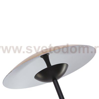 Торшер светодиодный G61165/1F BK+WOOD Gerhort