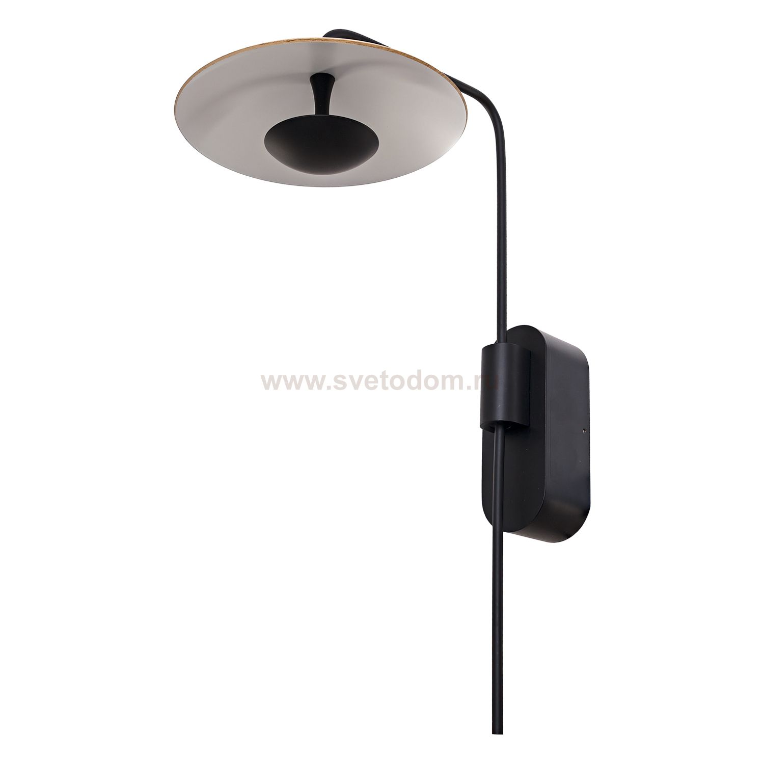 Настенный светодиодный светильник G61165/1wBK+WOOD Gerhort