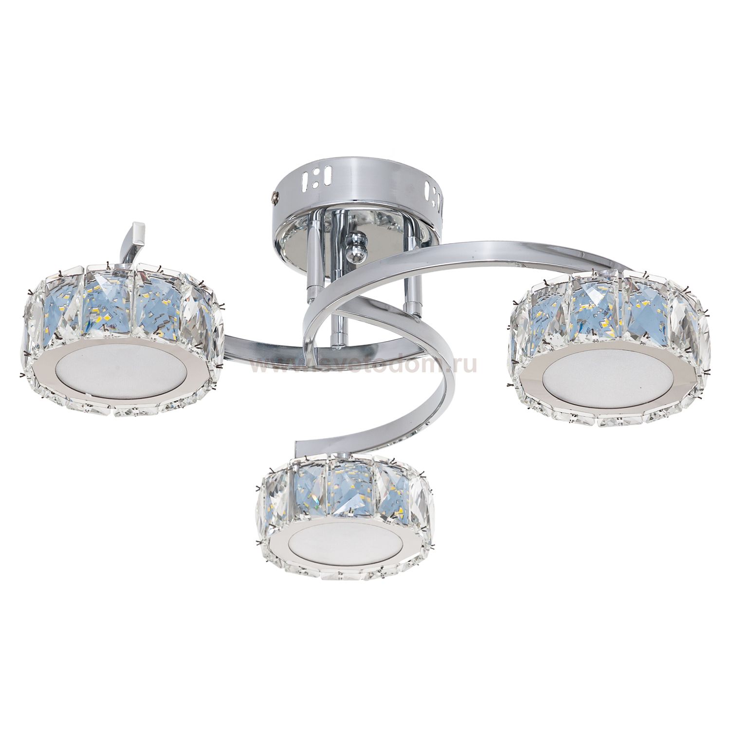 Потолочная светодиодная люстра G61174/3CR WT Gerhort