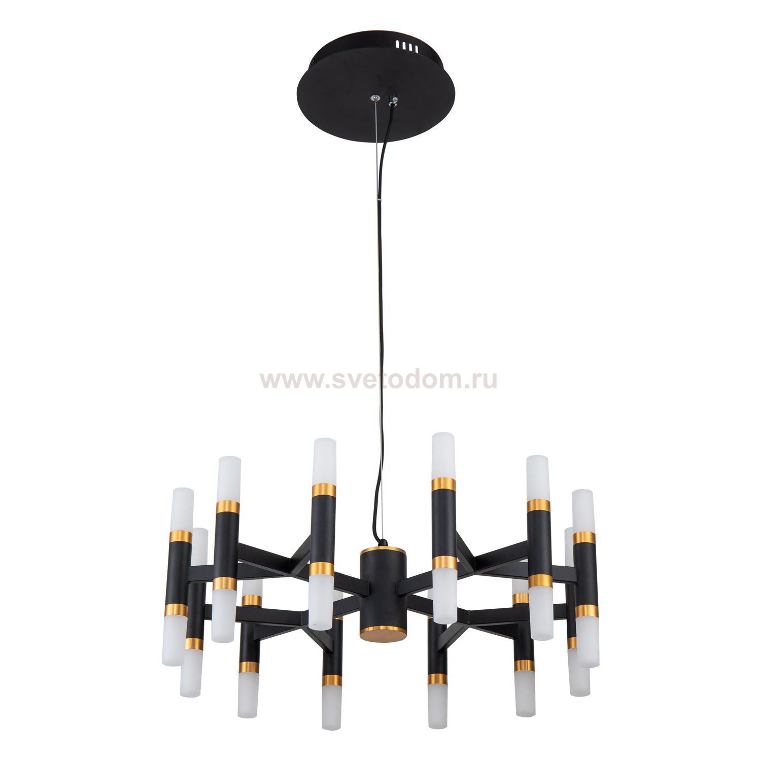 Подвесная светодиодная люстра G61252/24BK Gerhort