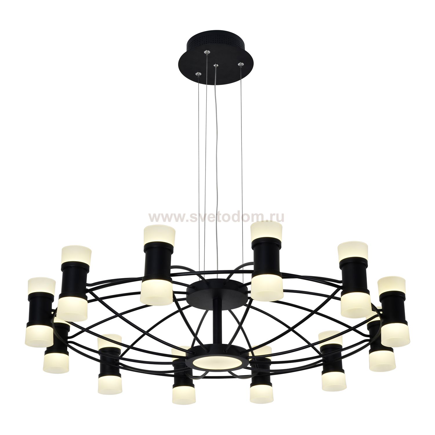Подвесная светодиодная люстра G61259/12BK Gerhort