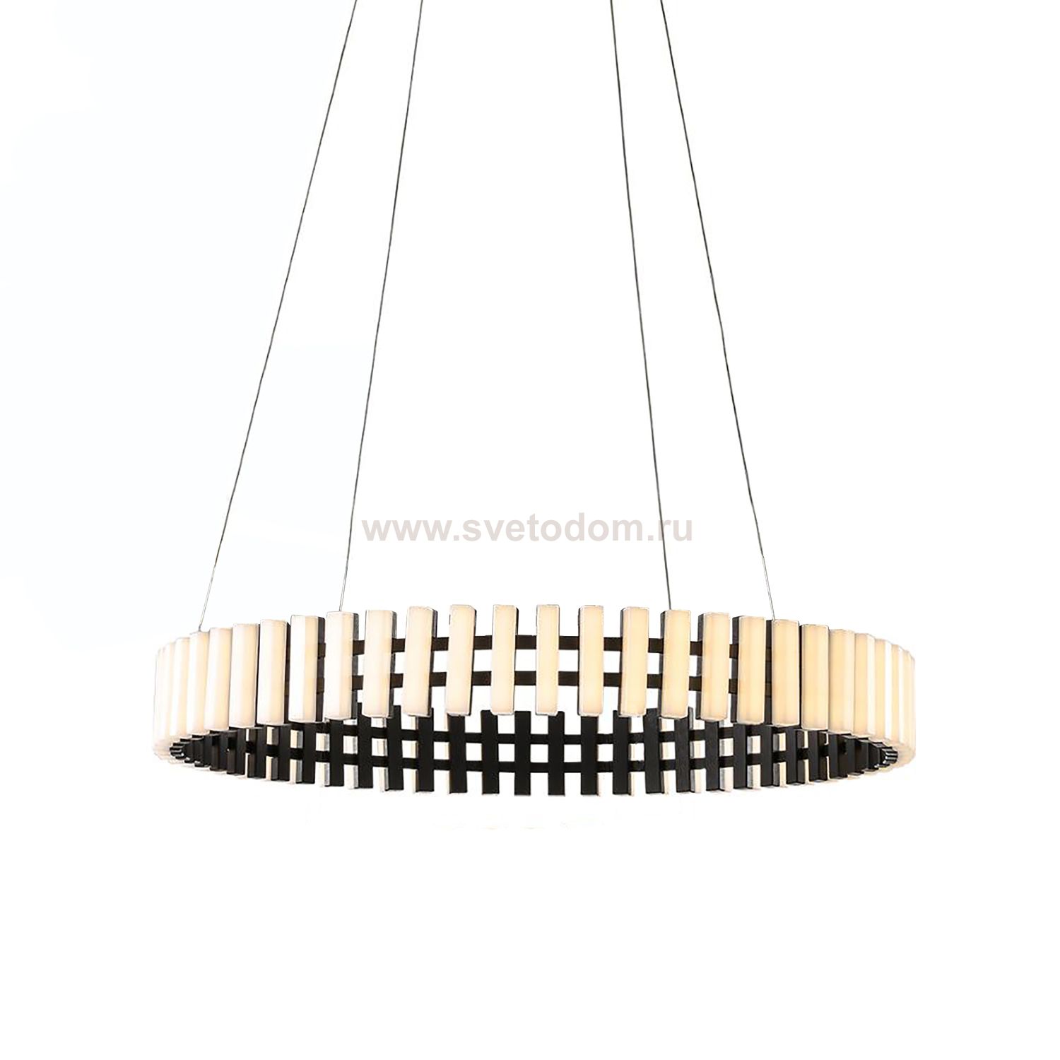 Подвесная светодиодная люстра G61348/42BK+WT Gerhort