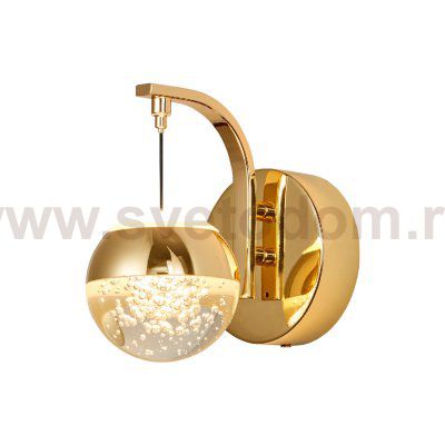 Настенный светодиодный светильник G61365/1wGD CL+GD Gerhort