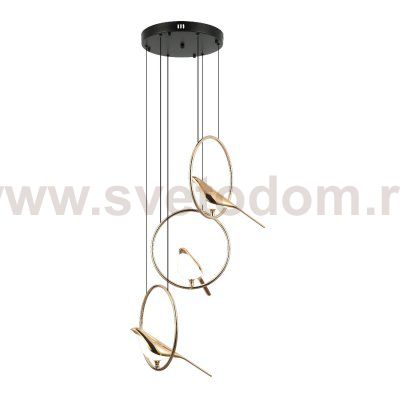 Светильник светодиодный G61391/3BK+GD WT Gerhort