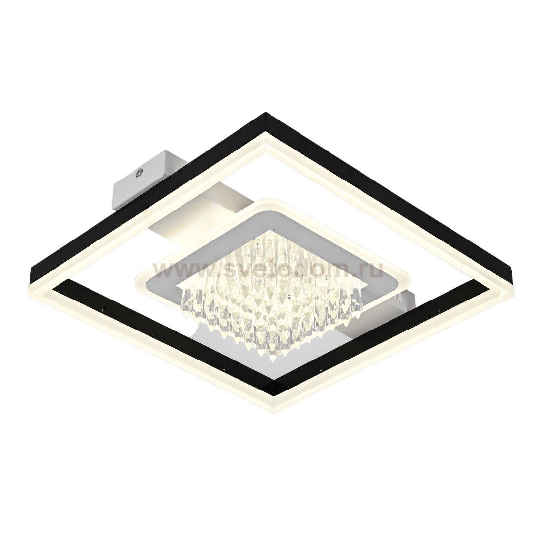 Светильник светодиодный G61404/1B BK+WT Gerhort