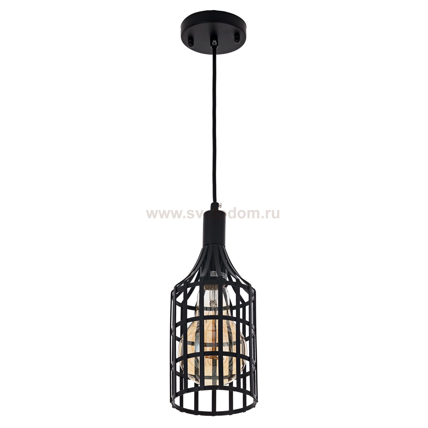 Подвесной светильник G71094/1BK BK+CL Gerhort