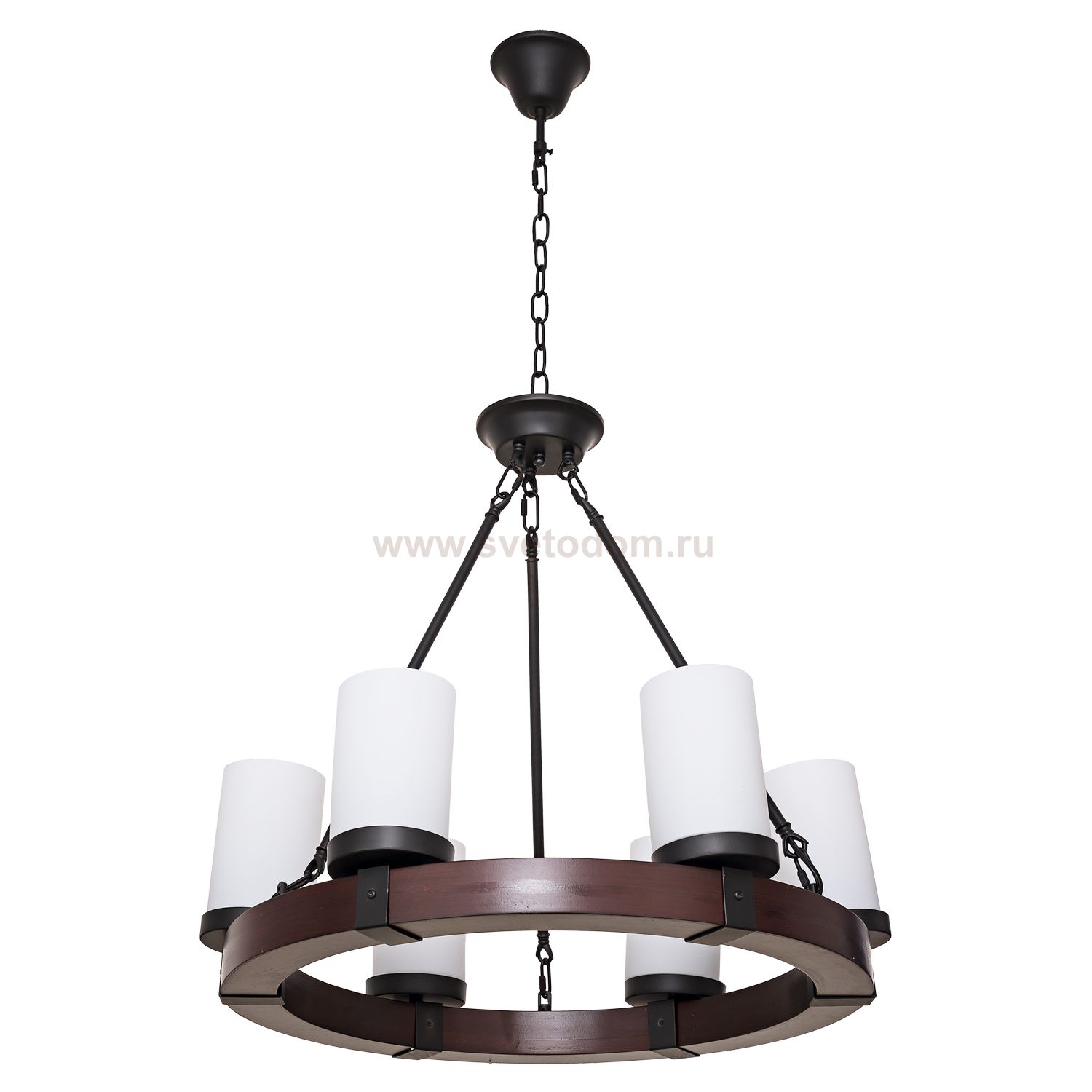 Подвесная люстра G71117/6BK+WD WT Gerhort