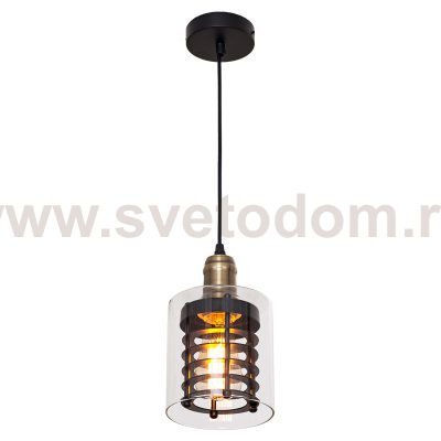 Подвесной светильник G71132/1BK BK+CL Gerhort