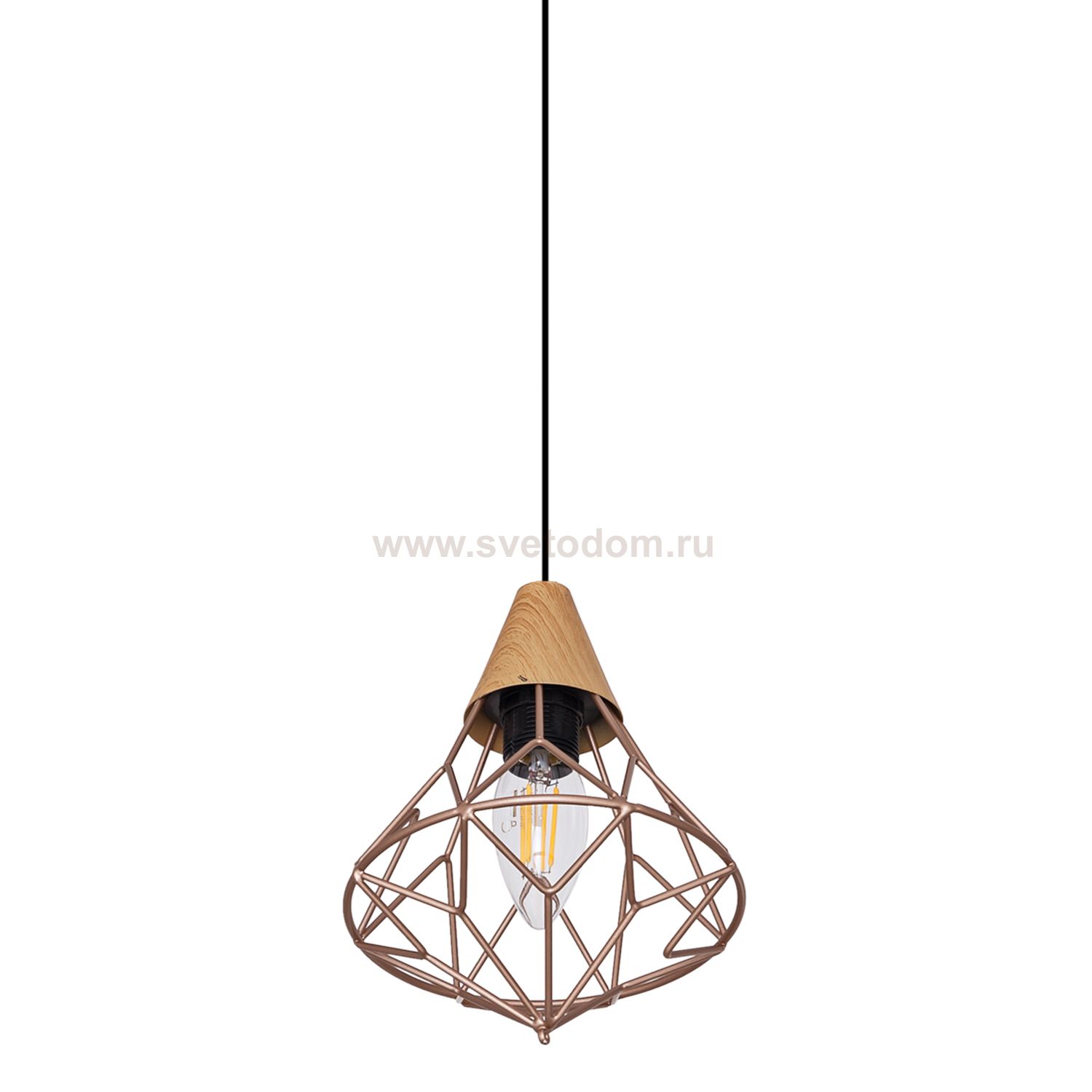 Подвесной светильник G71135/1P BK GD Gerhort