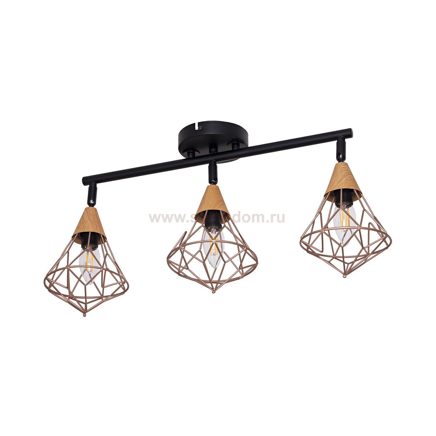 Спотовый светильник G71135/3wBK GD Gerhort