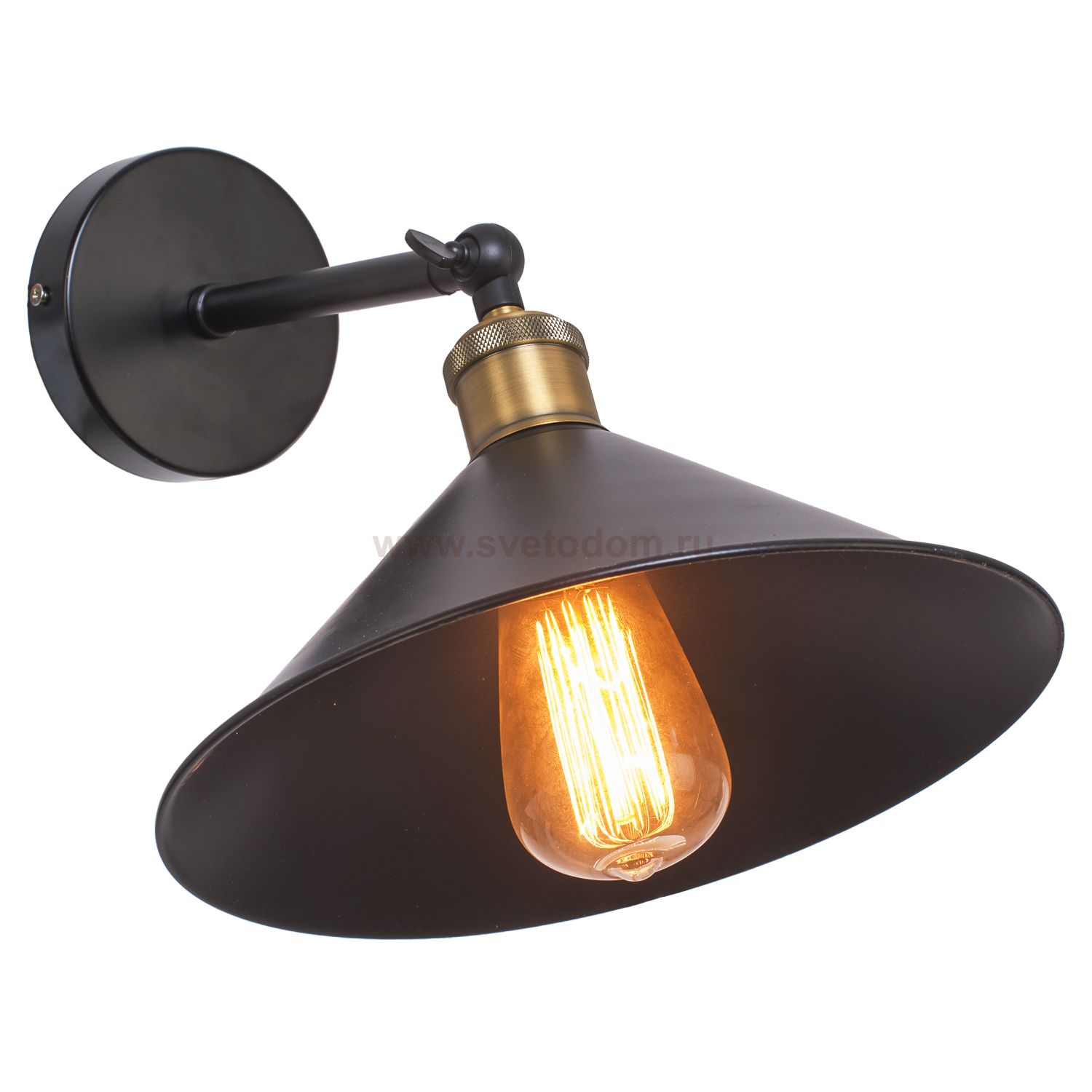 Настенный светильник бра G73011/1wBLACK Gerhort