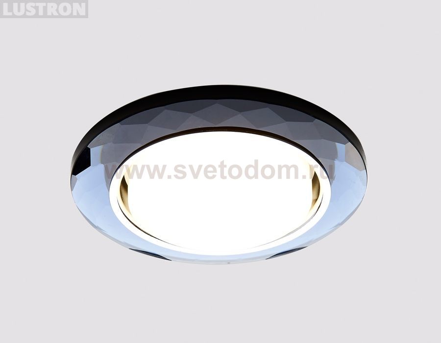 Светильник точечный Ambrella G8077 BK хром/тонированный GX53 GX53 SPOT