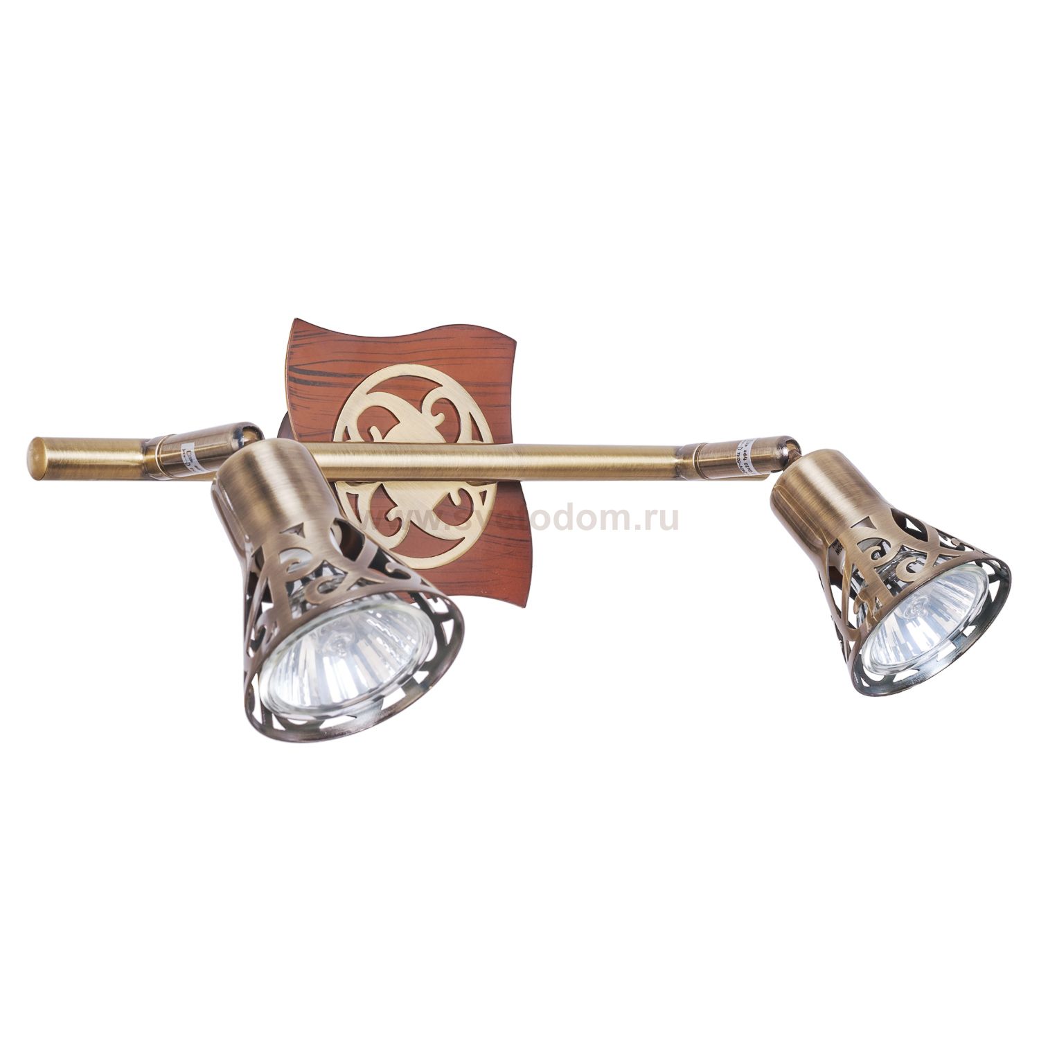 Спотовый светильник G81026/2AB BR Gerhort