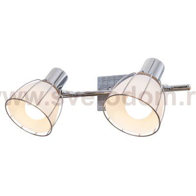 Спотовый светильник G81037/2wGY+CH WH Gerhort