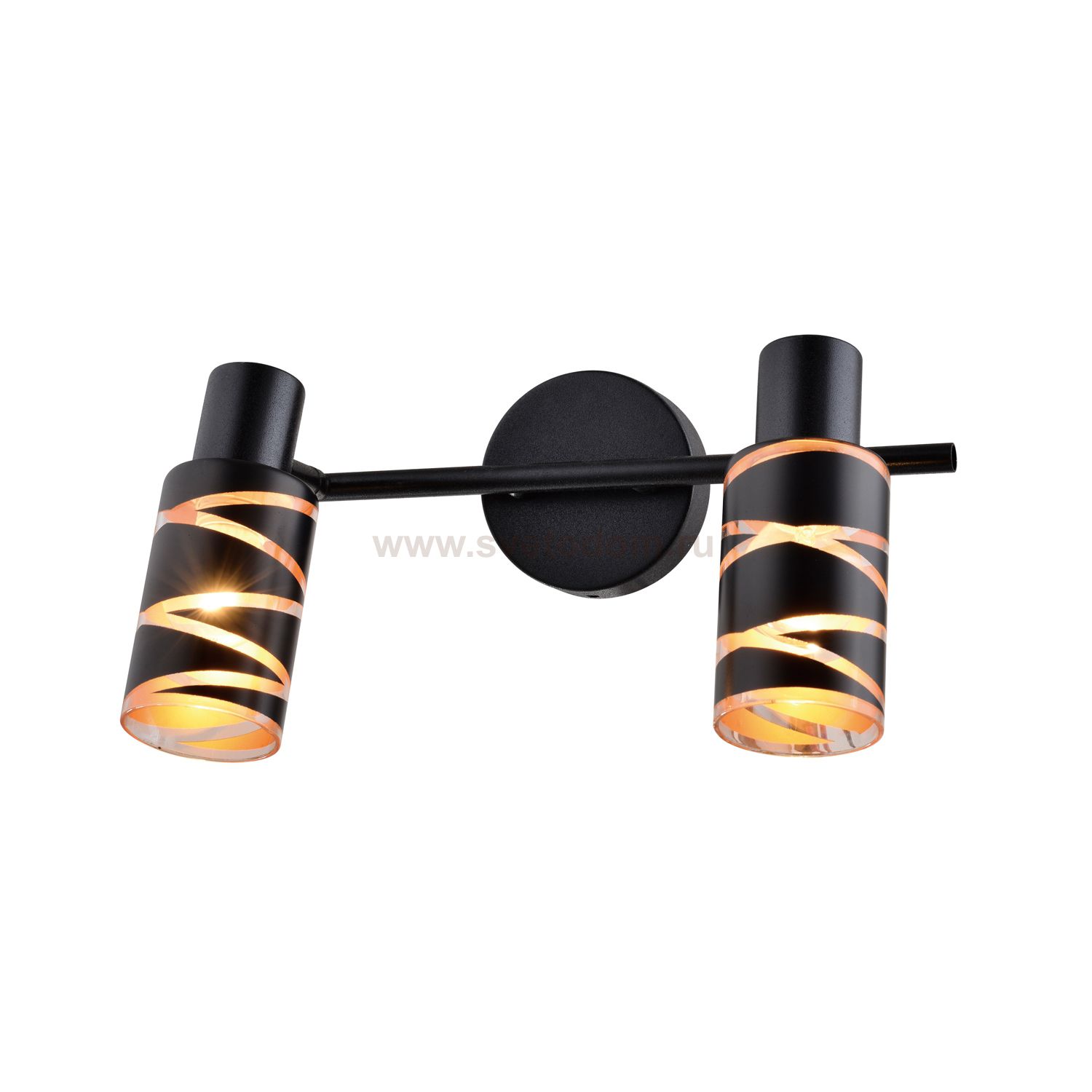 Спот настенный G81049/2BK BK Gerhort