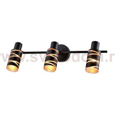 Спот настенный G81049/3BK BK Gerhort