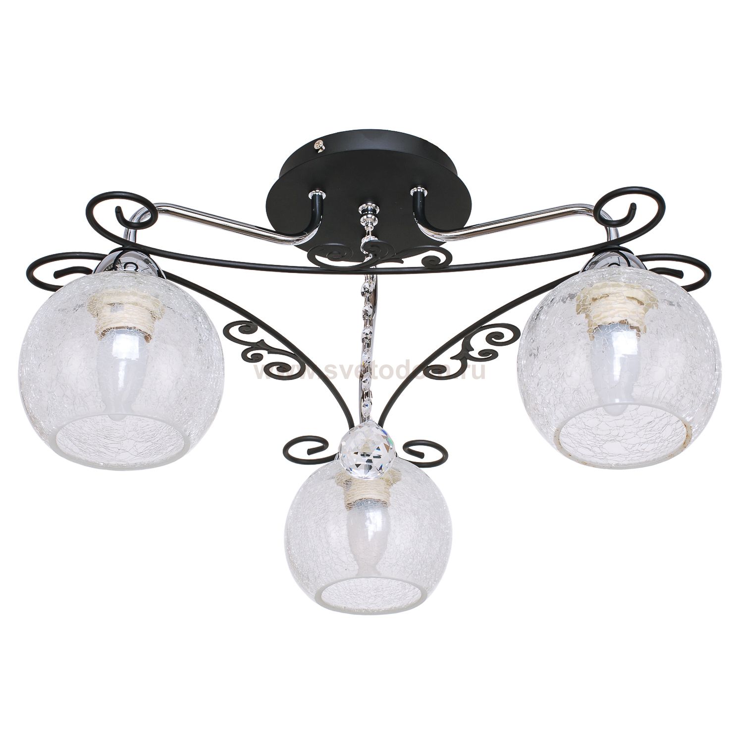 Потолочная люстра G91012/3BK+CR CL Gerhort