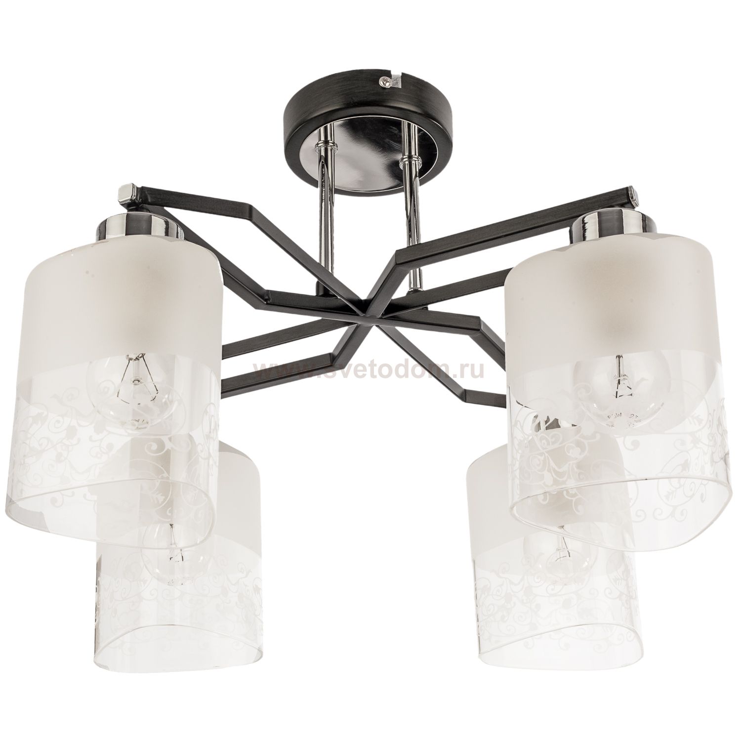 Потолочная люстра G91028/4CR+WENGUE FR Gerhort