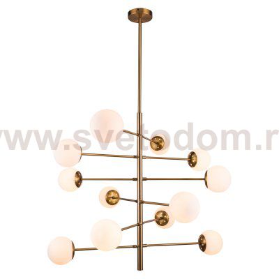 Потолочная люстра G91036/12BRS BRS+WT Gerhort