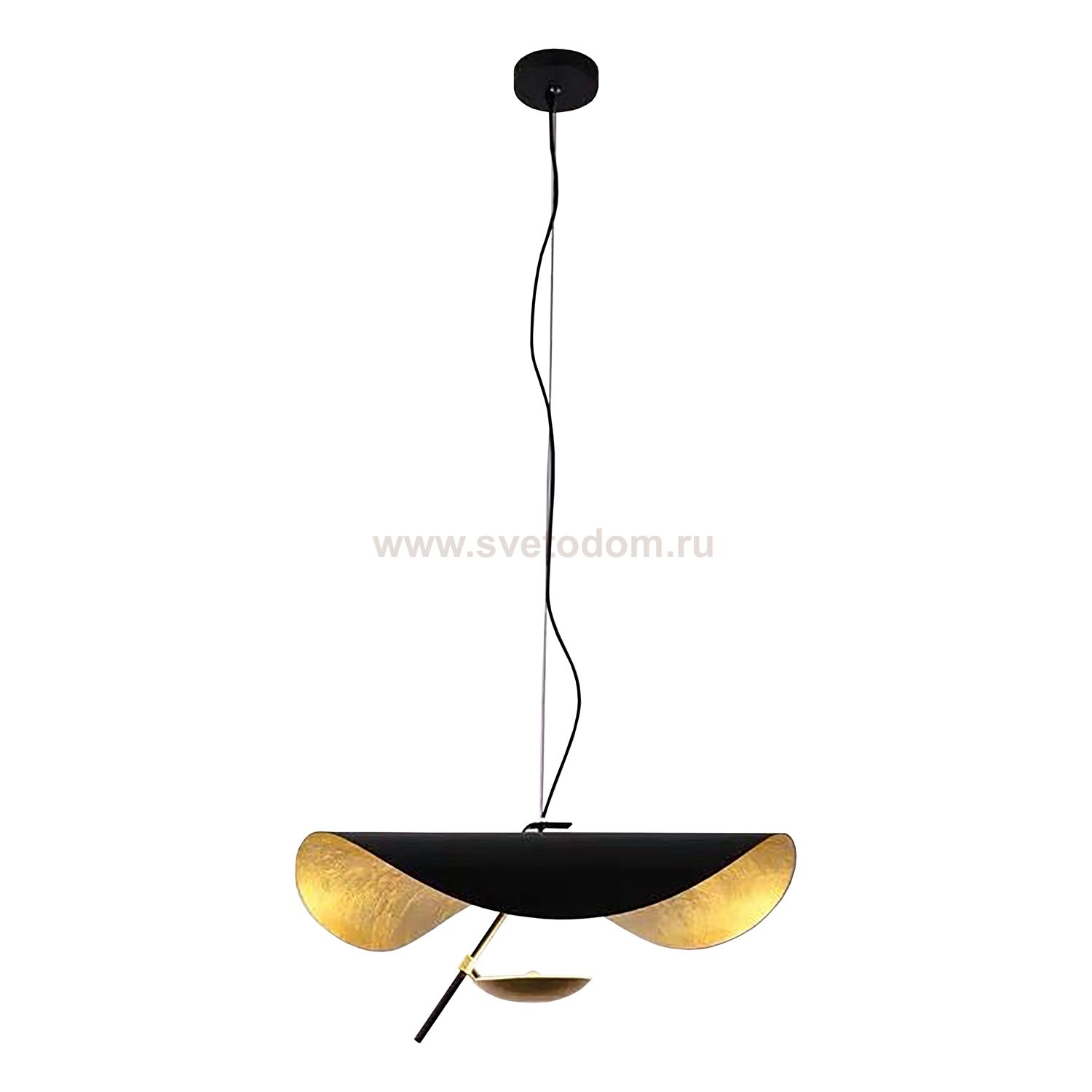 Потолочный светодиодный светильник G91041/400BK+GD Gerhort