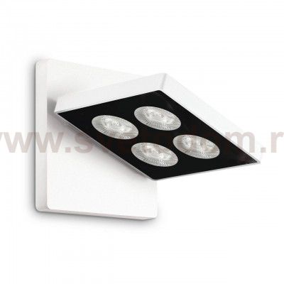 Светильник бра Ideal lux GARAGE AP4 SQUARE BIANCO (205861)
