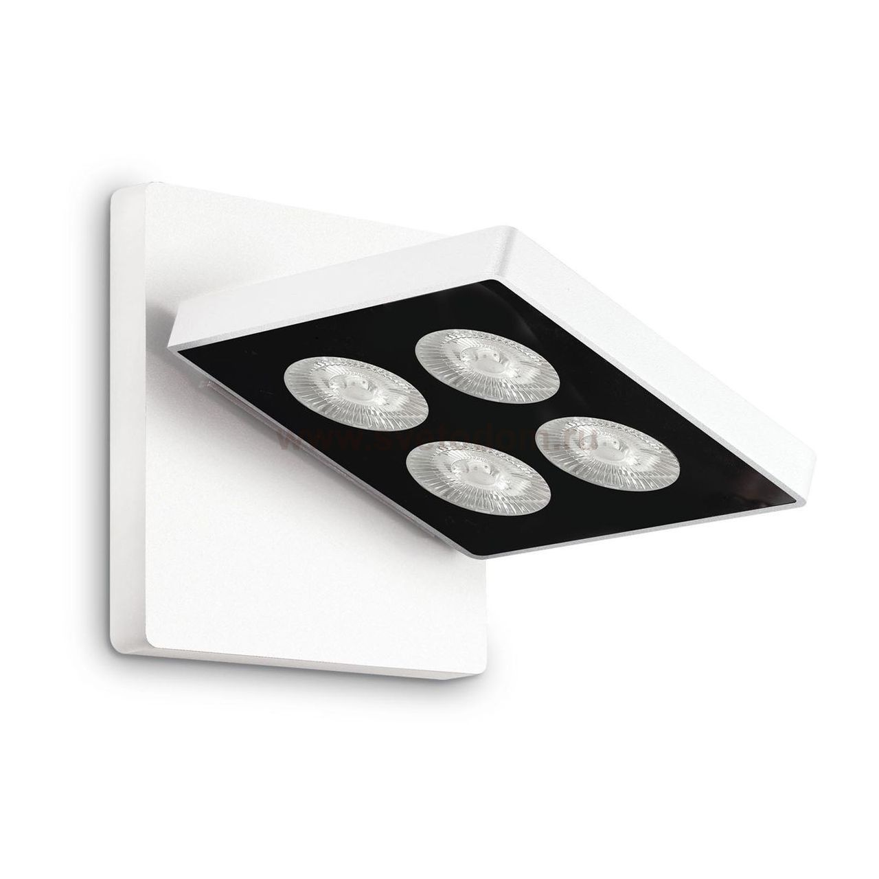 Светильник бра Ideal lux GARAGE AP4 SQUARE BIANCO (205861)