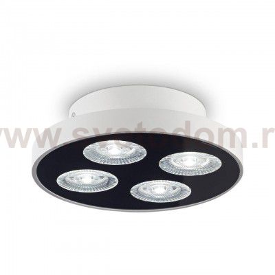 Потолочный светильник Ideal lux GARAGE PL4 ROUND BIANCO (205809)