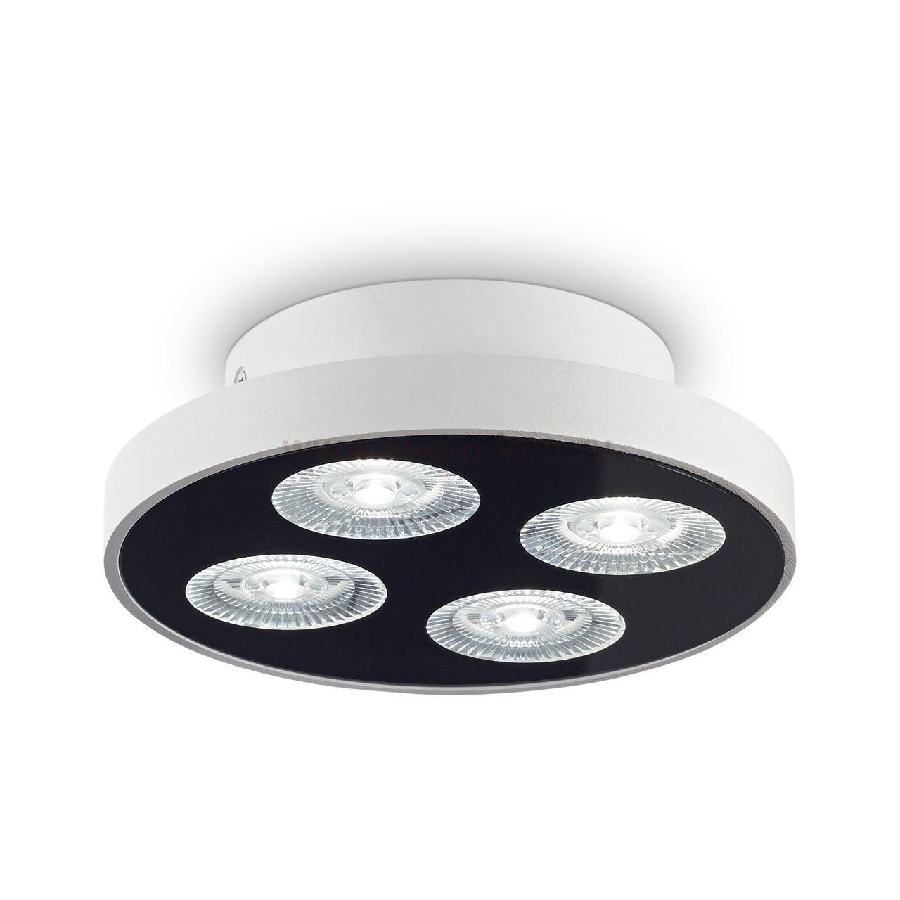 Потолочный светильник Ideal lux GARAGE PL4 ROUND BIANCO (205809)