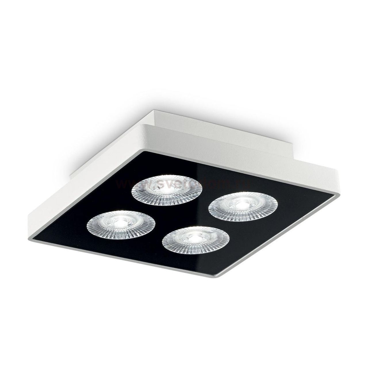 Потолочный светильник Ideal lux GARAGE PL4 SQUARE BIANCO (205786)