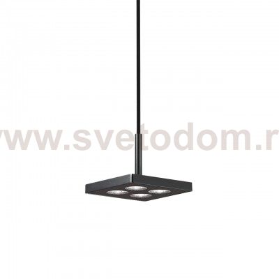 Подвесной светильник Ideal lux GARAGE SP4 SQUARE NERO (205830)