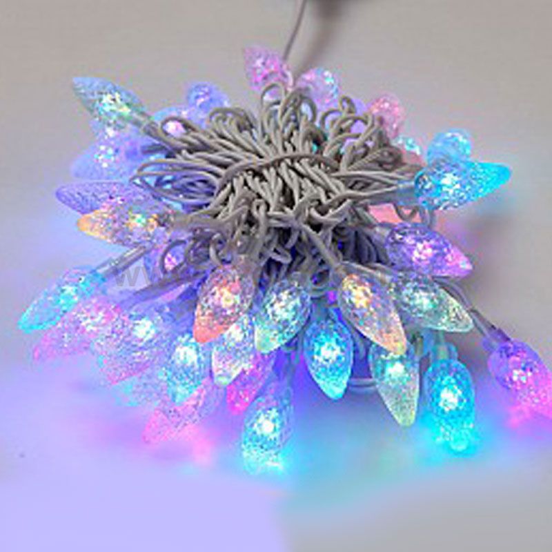 Гирлянда светодиодная Gauss PH717014403 50LED 5 метров IP65 свечи мультиколор