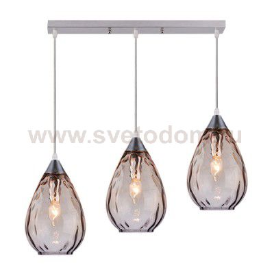 Светильник подвесной GAWAIBR03 PLG0090360E14BR металл,стекло 3*E14 60W