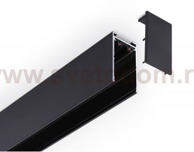 Шинопровод накладной Magnetic 220V IP20 2000*30.6*56 Ambrella GL1004 BK черный IP20 220V 2000*30.6*56
