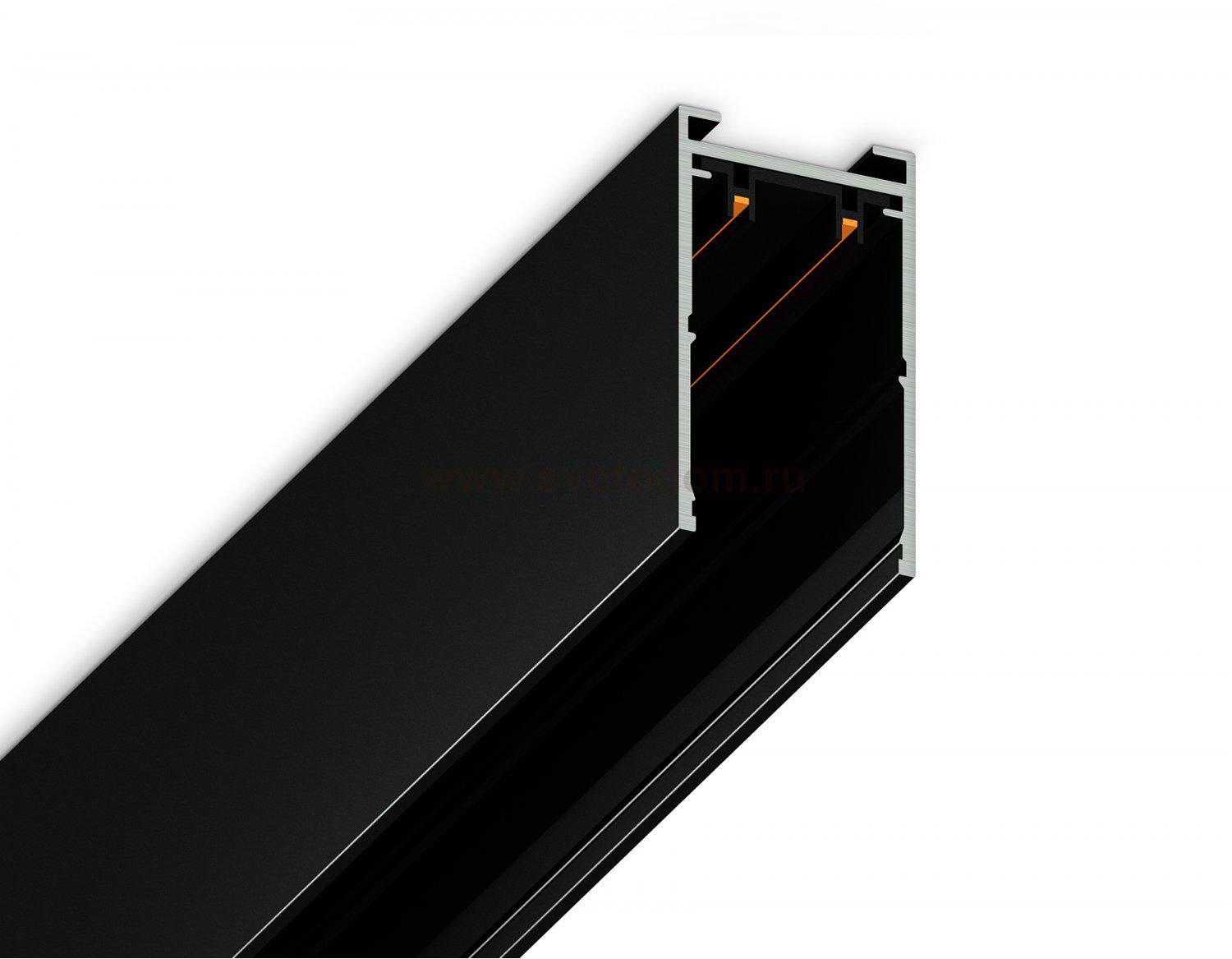 Шинопровод накладной Magnetic 220V IP20 3000*30.6*56 Ambrella GL1006 BK черный IP20 220V 3000*30.6*56