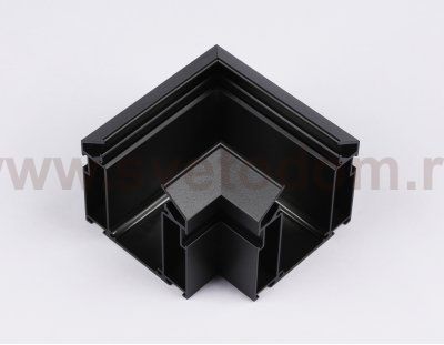 Коннектор угловой для корпуса в натяжной потолок Magnetic 220V Ambrella GL1043 BK черный коннектор угловой для корпуса в натяжной потолок Magnetic 220V 100*100*61
