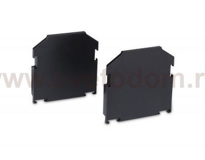 Заглушка для корпуса в натяжной потолок Magnetic 220V (2шт) Ambrella GL1064 BK черный заглушка для корпуса в натяжной потолок Magnetic 220V 61*61*9 (2шт)