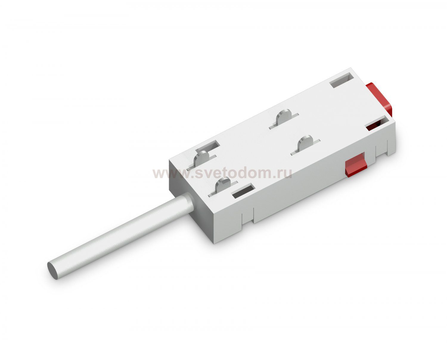 Ввод питания для шинопровода Magnetic 220V Ambrella GL1101 WH белый ввод питания для шинопровода Magnetic 220V IP20 200*28.5*18