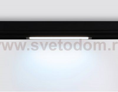 Управляемый светодиодный светильник для шинопровода Magnetic 220V диммируемый 3000-6400K Ambrella GL1262 BK черный IP20 9W 3000K-6400K 220V 120° 232*25*42 (Без ПДУ)