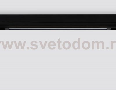 Управляемый светодиодный светильник для шинопровода Magnetic 220V диммируемый 3000-6400K Ambrella GL1282 BK черный IP20 18W 3000K-6400K 220V 120° 452*25*42 (Без ПДУ)