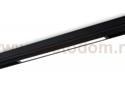 Управляемый светодиодный светильник для шинопровода Magnetic 220V диммируемый 3000-6400K Ambrella GL1282 BK черный IP20 18W 3000K-6400K 220V 120° 452*25*42 (Без ПДУ)