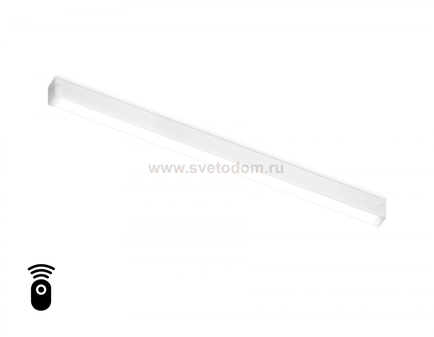 Управляемый светодиодный светильник для шинопровода Magnetic 220V диммируемый 3000-6400K Ambrella GL1291 WH белый IP20 24W 3000K-6400K 220V 120° 562*25*42 (Без ПДУ)