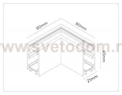 GL1961 BK черный 80*80