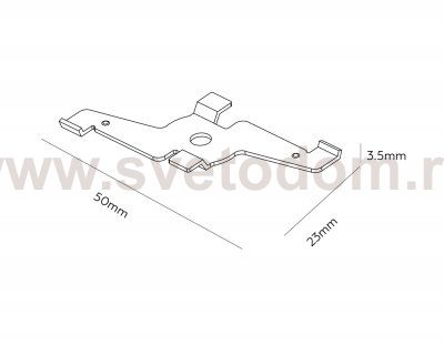 GL1995 BK черный 50*20*5