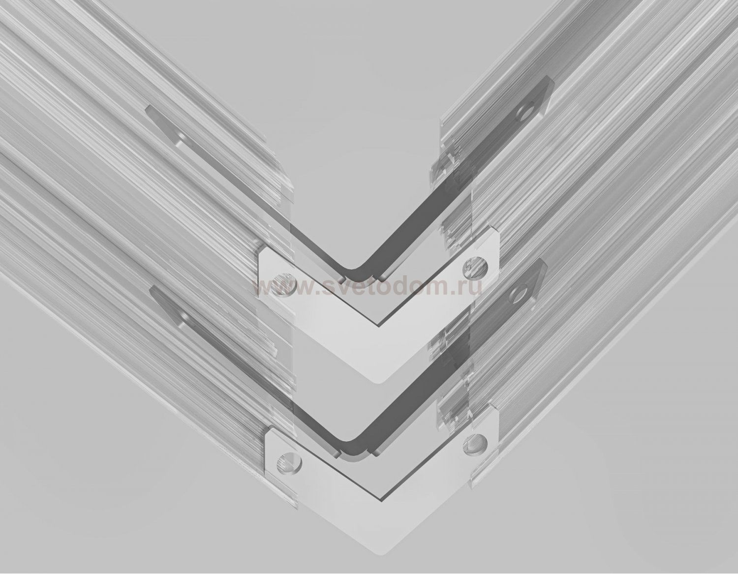 GL2015 AL алюминий 80*10*1,5 4шт