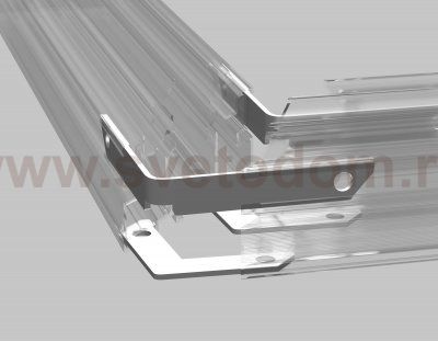 GL2015 AL алюминий 80*10*1,5 4шт