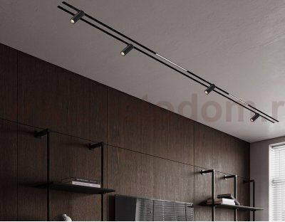 GL2301 BK черный IP20 6W 3CCT 3000/4200/6400K 48V D35*80