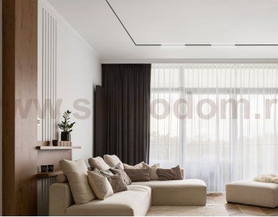 GL2320 BK черный IP20 10W 3CCT 3000/4200/6400K 48V 200*10*37