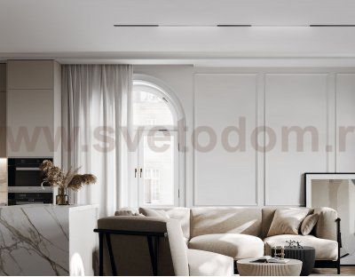 GL2325 BK черный IP20 20W 3CCT 3000/4200/6400K 48V 400*10*37