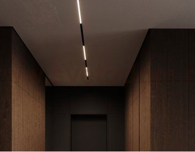 GL2330 BK черный IP20 30W 3CCT 3000/4200/6400K 48V 600*10*37